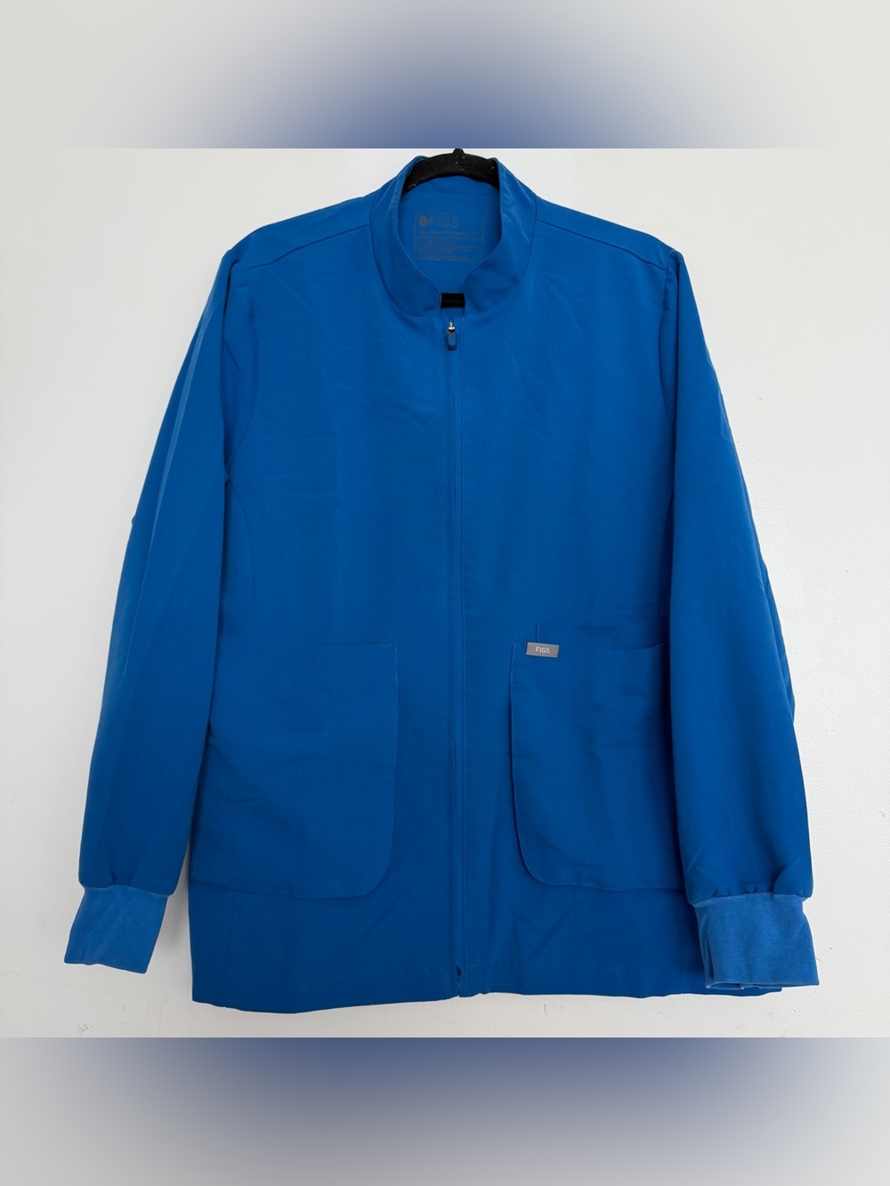 Women’s FIGS Sebina Scrub Jacket Royal Blue 4474 Size XXL